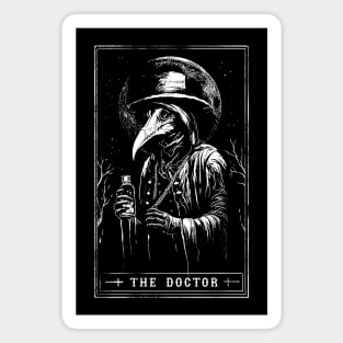 Plague Doctor Tarot Card Magnet